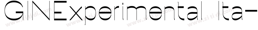 GINExperimental Ita字体转换
